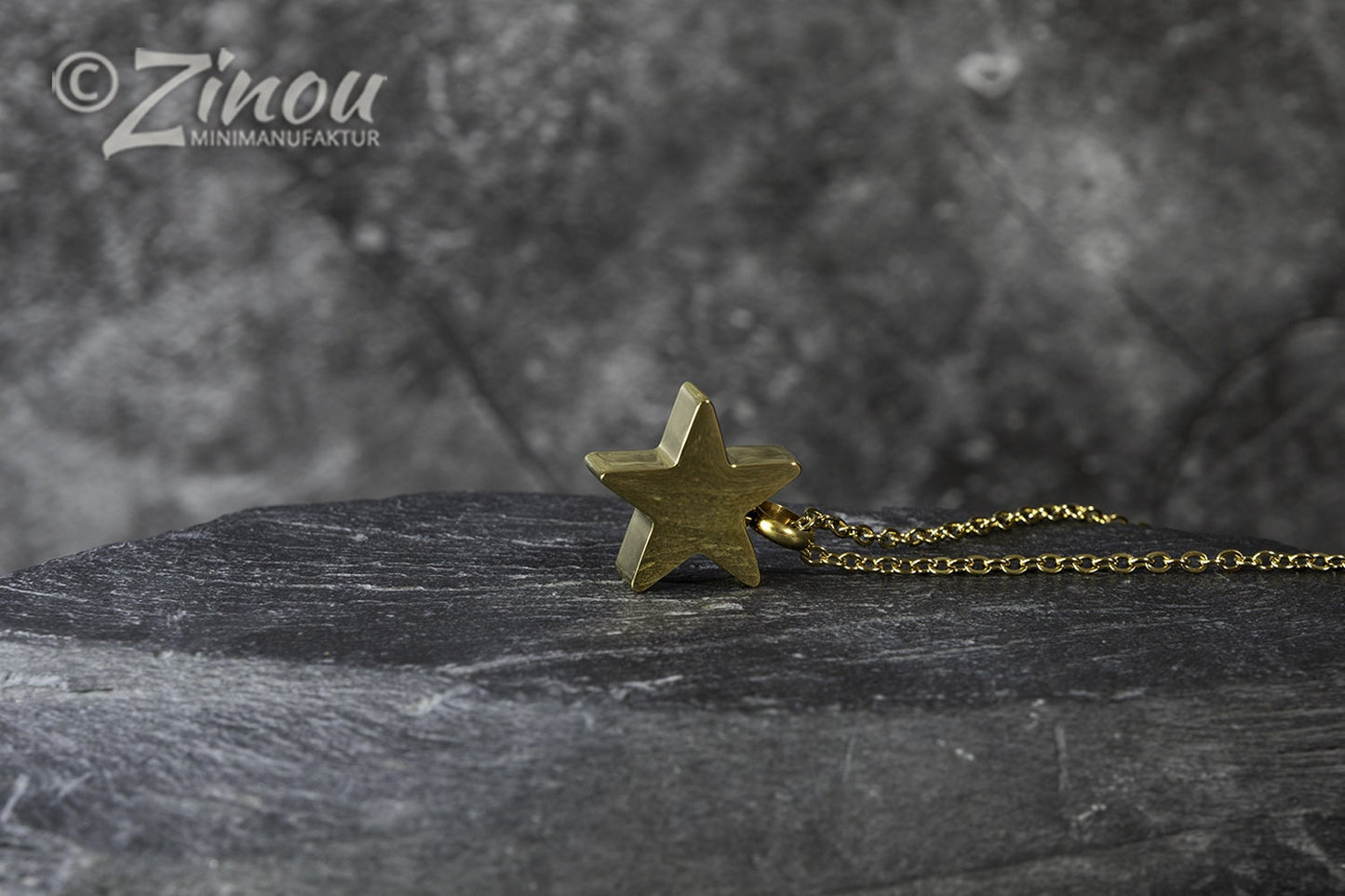 Urnenschmuck Stern Anhänger mit Kette