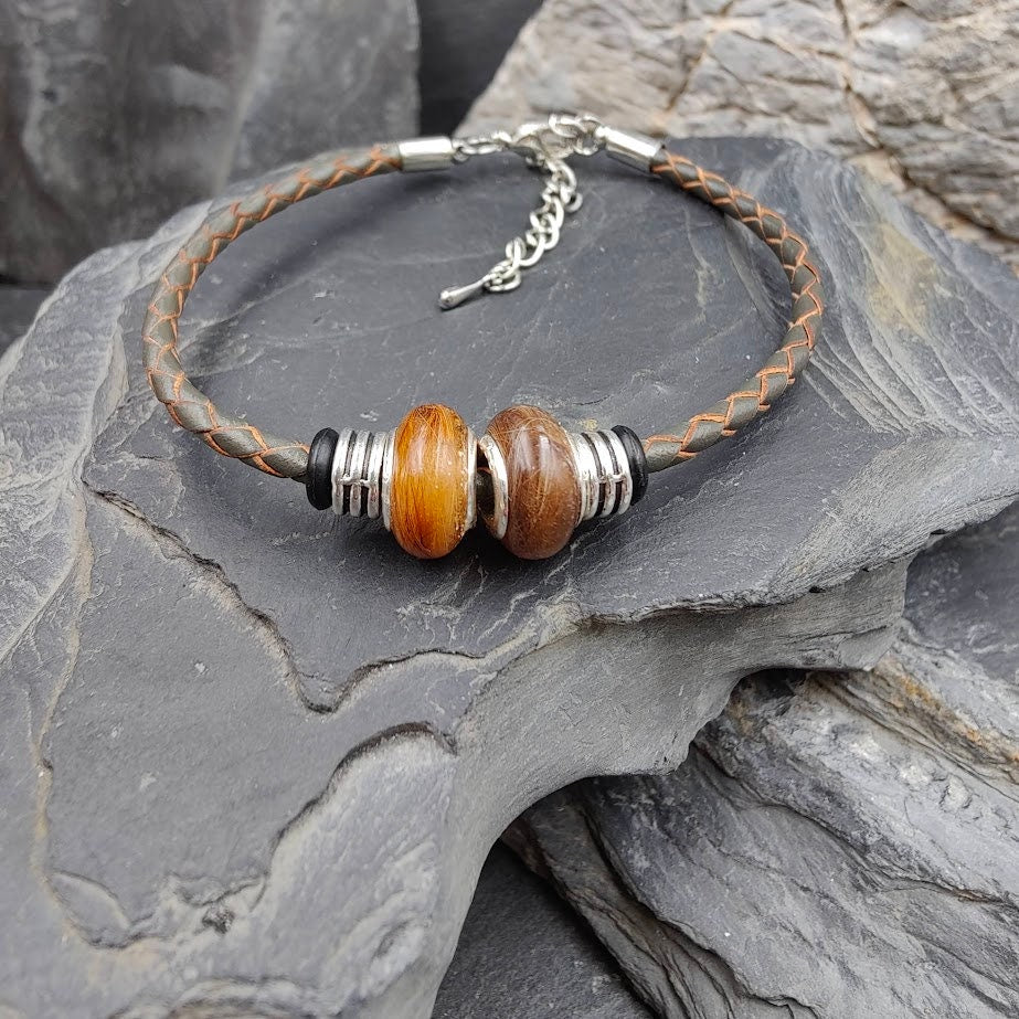 Bracelet coloré, mini perles remplies de cheveux, fourrure, chien, chat, animaux domestiques, cendres, homme, souvenir, cadeau, bijoux en poils d'animaux
