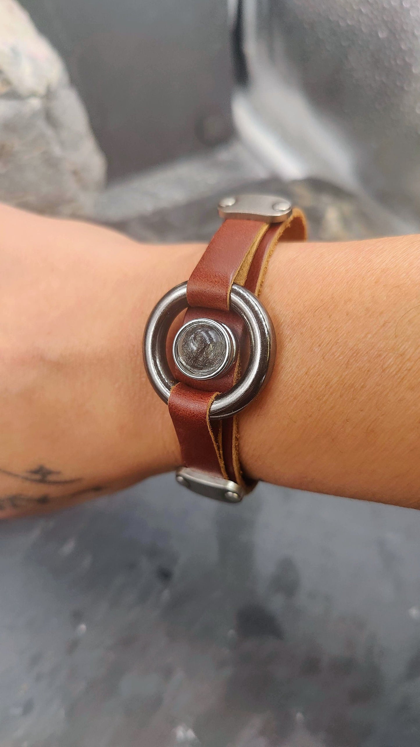 Armband Toni mit Drucknopf 12mm