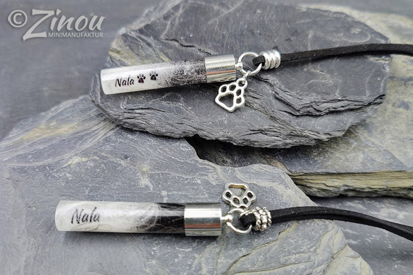 Pendentif tube avec fourrure, dents, cendres, cheveux, boucle de bébé, cordon ombilical, peau de serpent, porte-clés de crémation, bijoux en poils d'animaux,