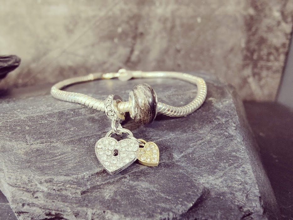 Sterling Silber Armband mit Perlen