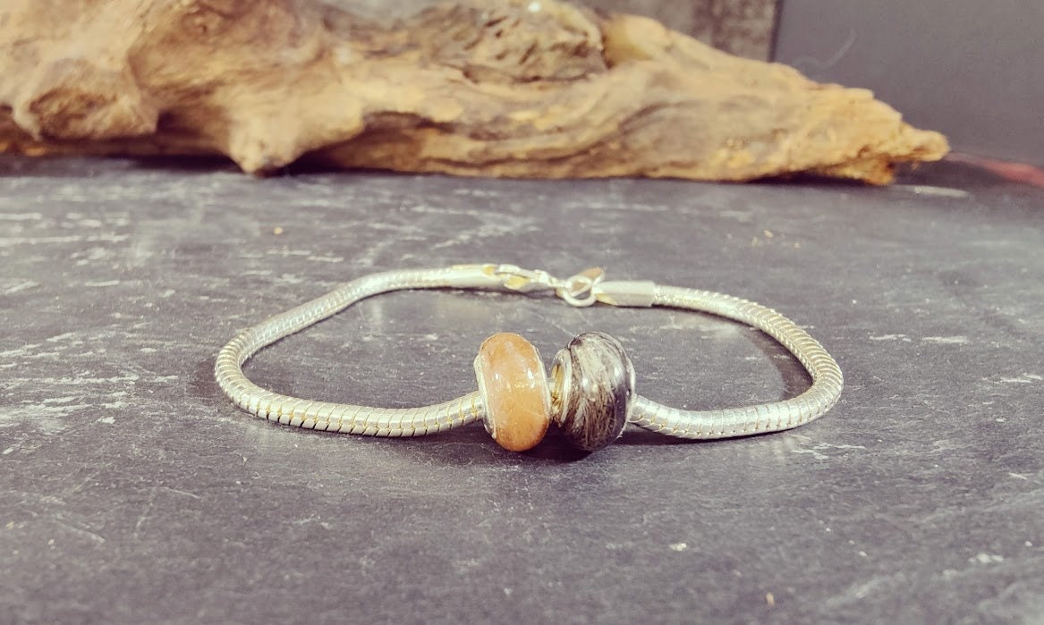 Sterling Silber Armband mit Perlen