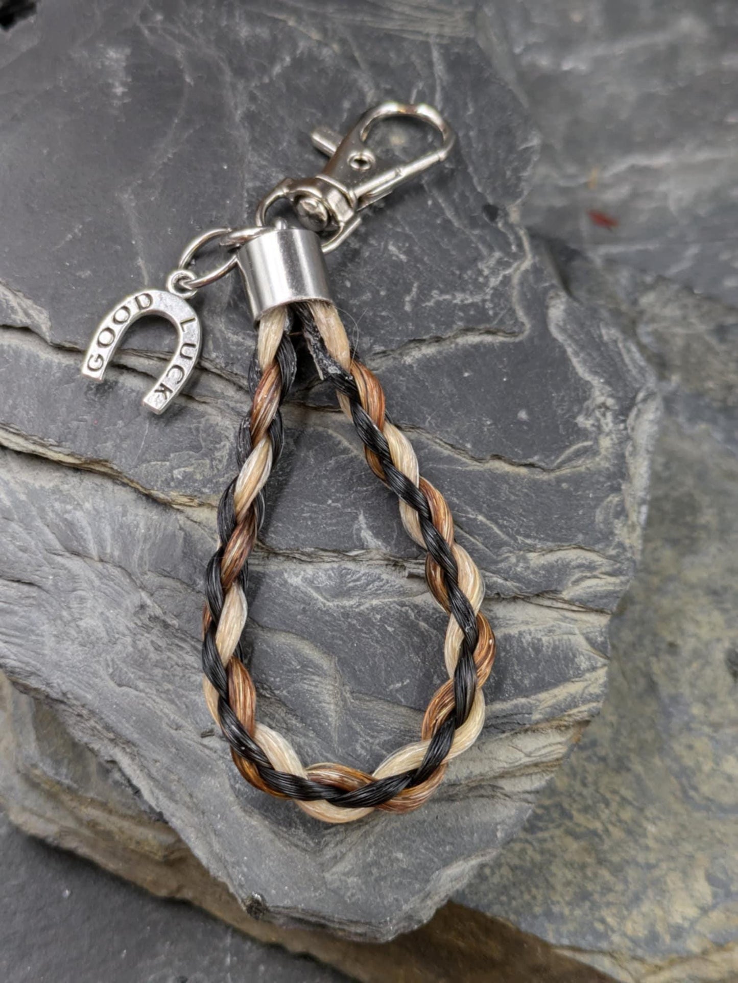 Pferdehaarschmuck, Schlüsselanhänger vom Schweif vom eigenen Pferd