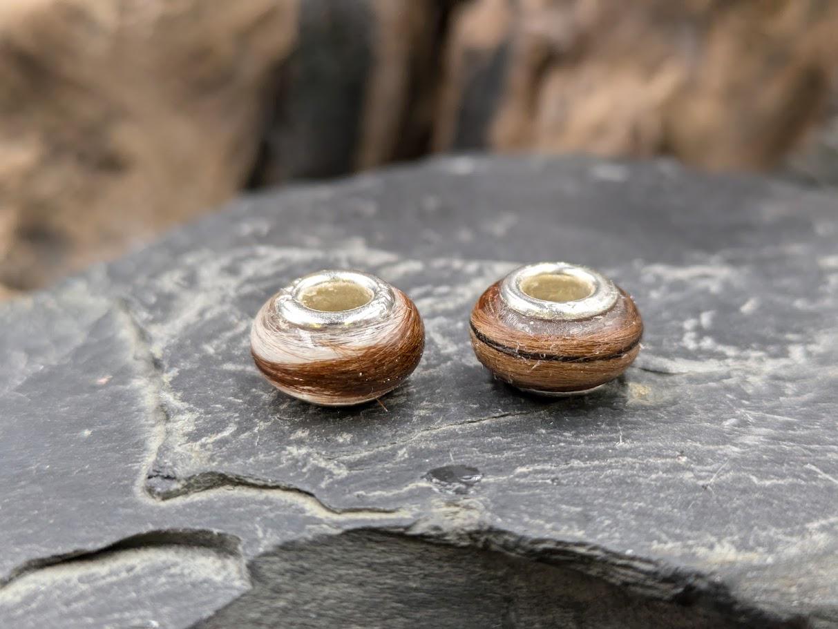 Anhänger Fleur 12mm Perle mit Kette Sterling Silber