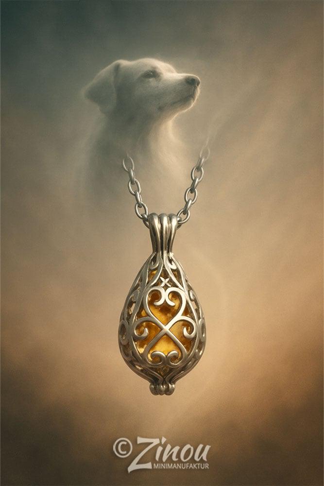 Urnen Anhänger Eternity mit Kette