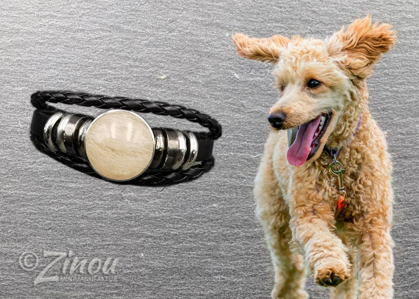 Armband mit Drucknopf