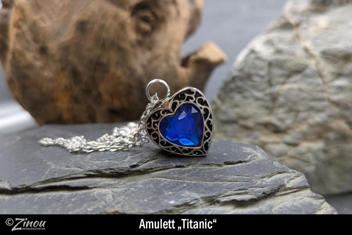Collier urne Titanic, bijoux urne, amulette, bijoux cendres, diffuseur