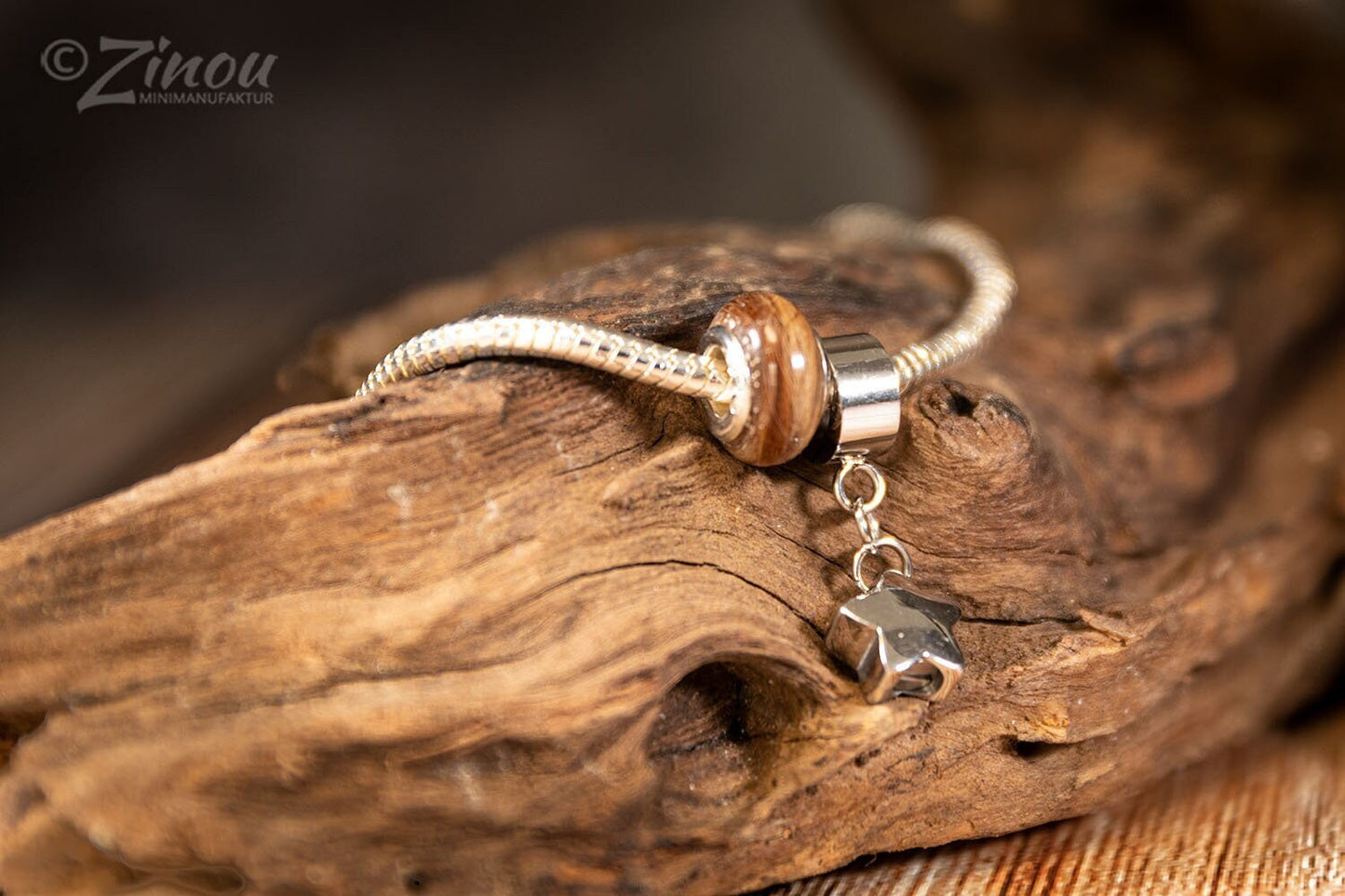 Urne funéraire en forme d'étoile sur bracelet en argent sterling ou cordon végétalien, pour chien, chat, animal de compagnie, mémorial