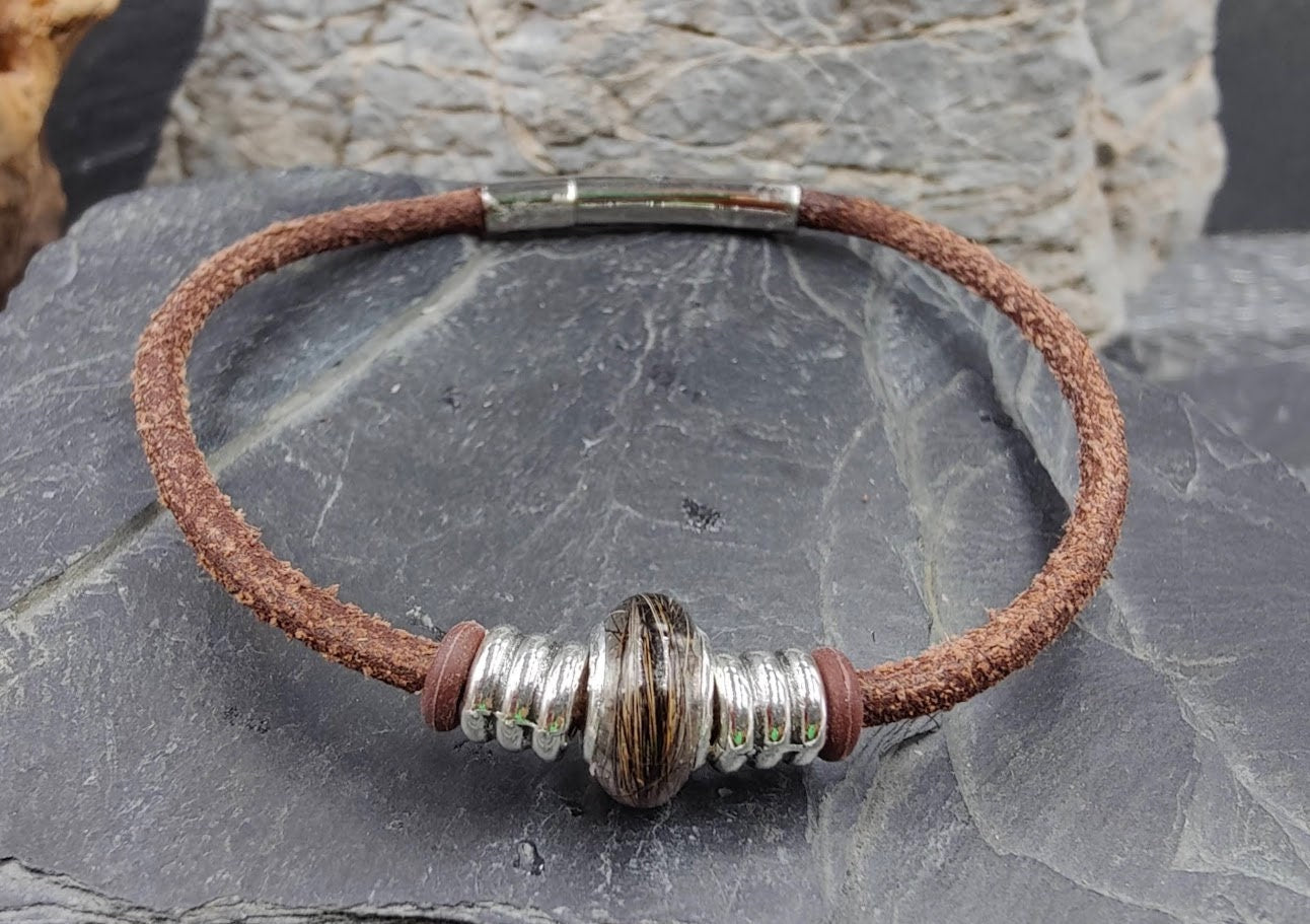 Armband bunt Vegan, Miniperlen