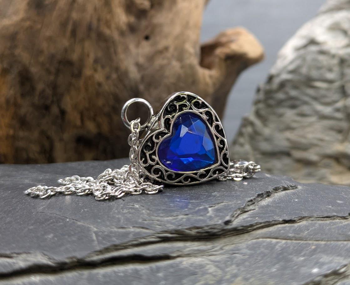 Collier urne Titanic, bijoux urne, amulette, bijoux cendres, diffuseur