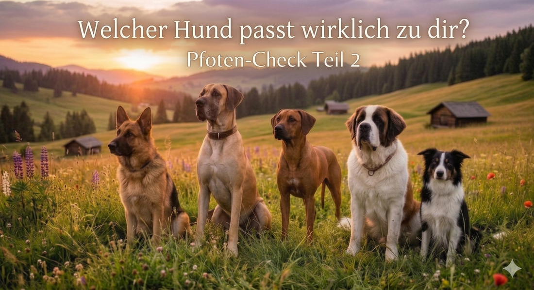 Pfoten-Check Teil 2: Von sanften Riesen und klugen Köpfen – Finde deinen Seelenhund