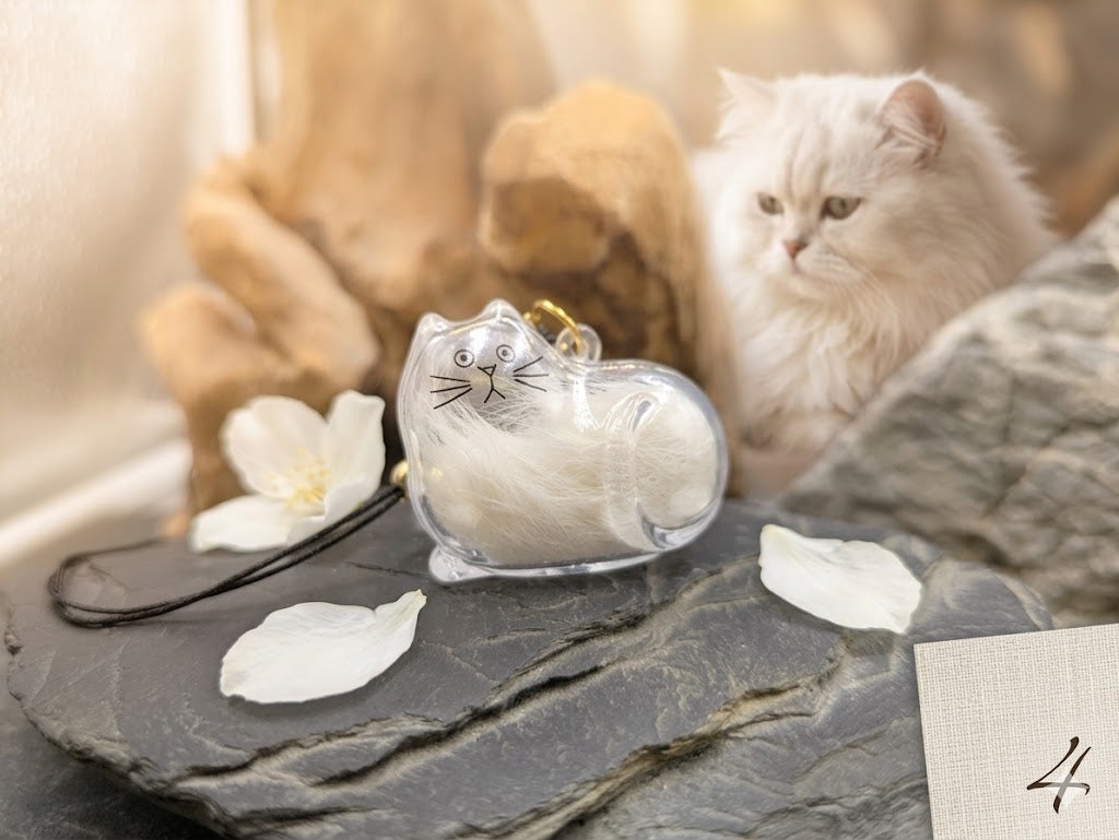 Anhänger Katze zum befüllen mit Fell vom eigenen Tier