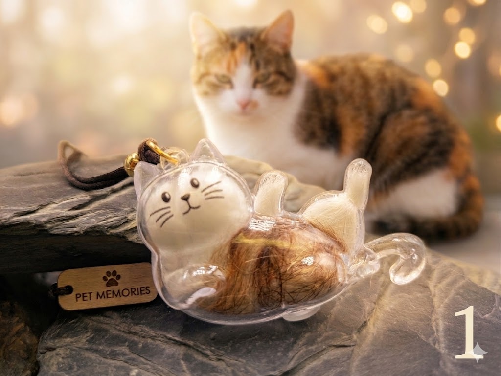 Anhänger Katze zum befüllen mit Fell vom eigenen Tier