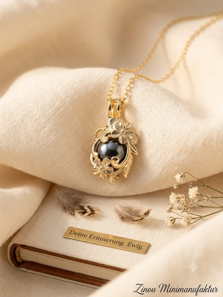 Tierhaarschmuck & Asche-Anhänger aus Sterling Silber Gold Engelrufer