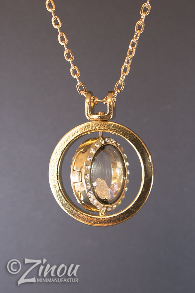 Collier statement, amulette avec chaîne + 3 breloques flottantes, médaillon