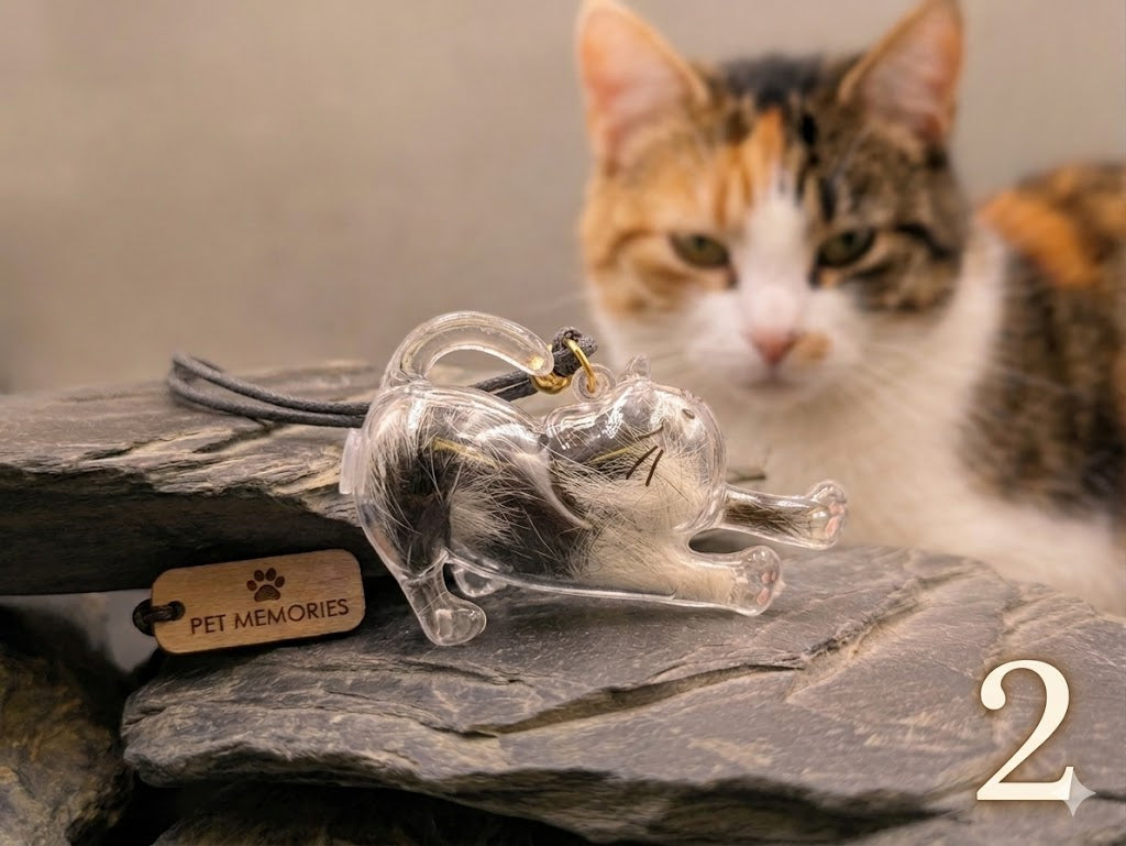 Anhänger Katze zum befüllen mit Fell vom eigenen Tier