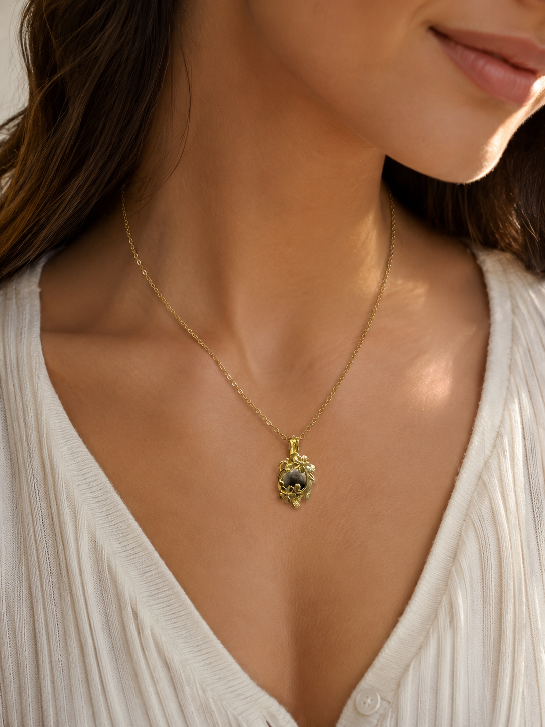 Tierhaarschmuck & Asche-Anhänger aus Sterling Silber Gold Engelrufer