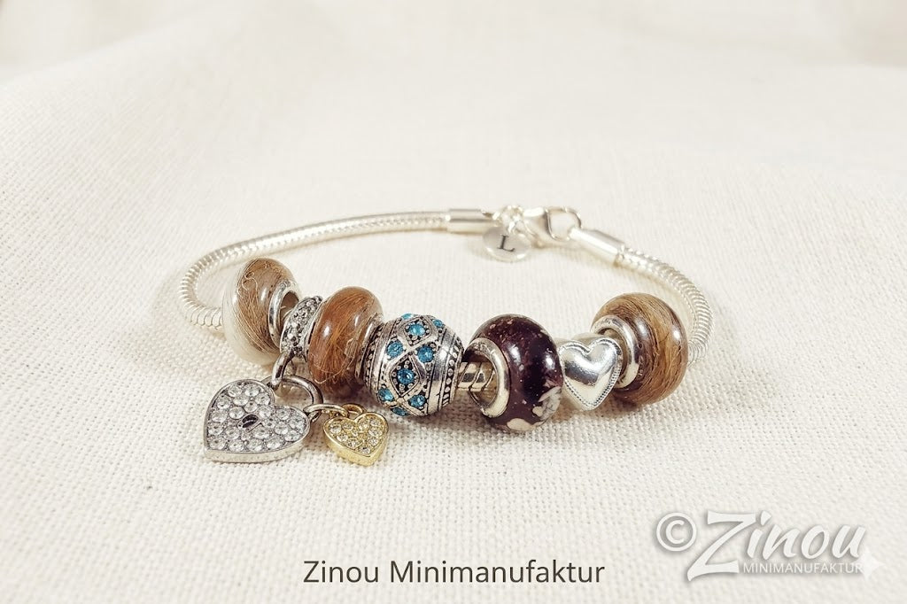 Sterling Silber Armband mit Perlen