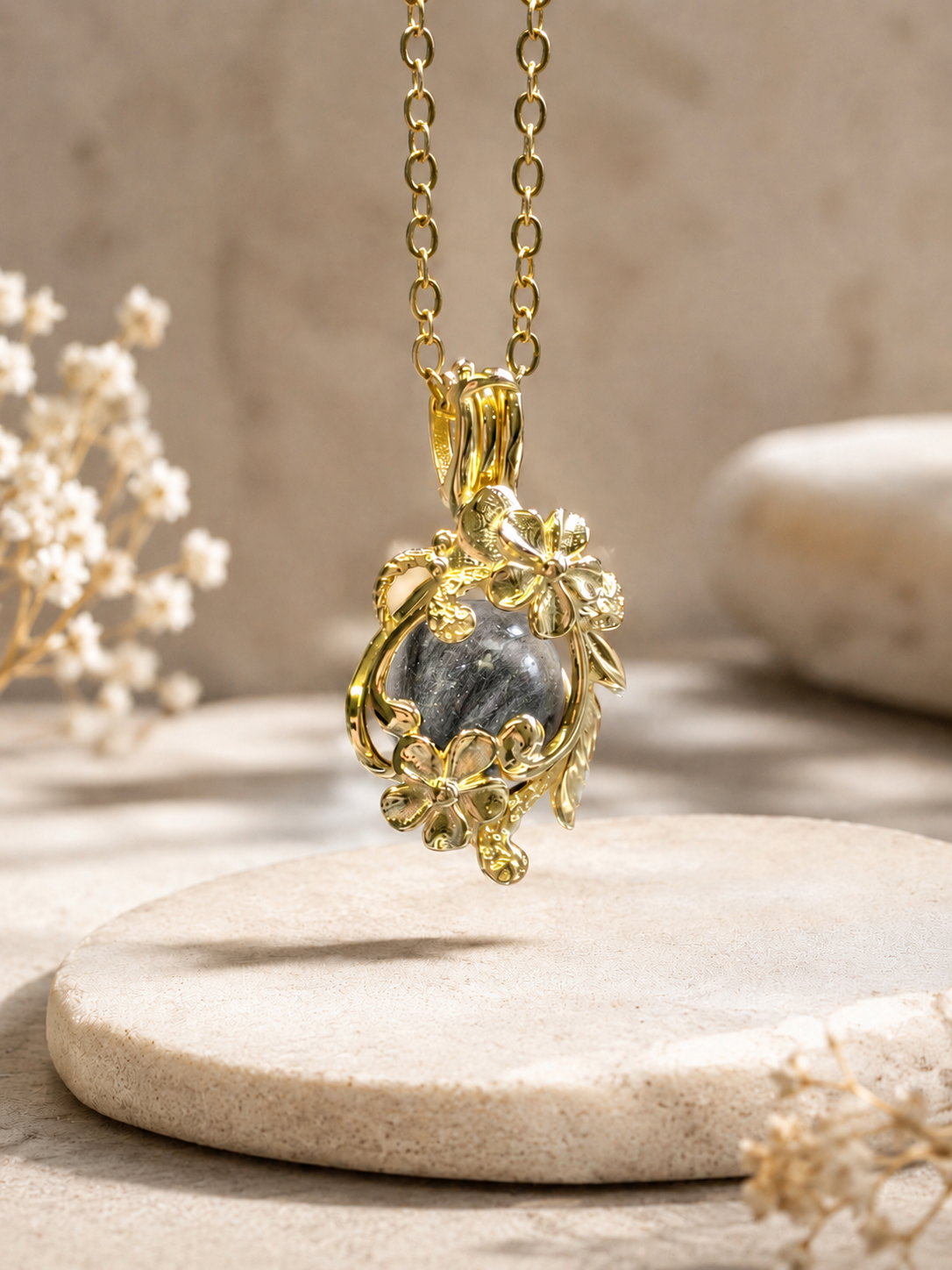 Tierhaarschmuck & Asche-Anhänger aus Sterling Silber Gold Engelrufer