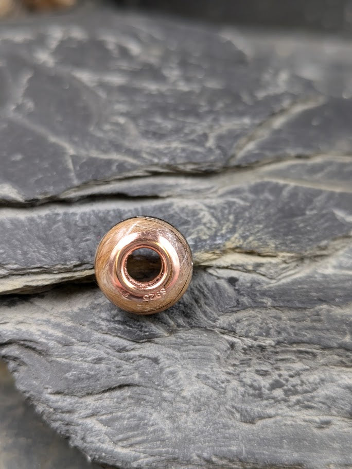 Asche/Blütenperle klein Erinnerungsperle 12mm