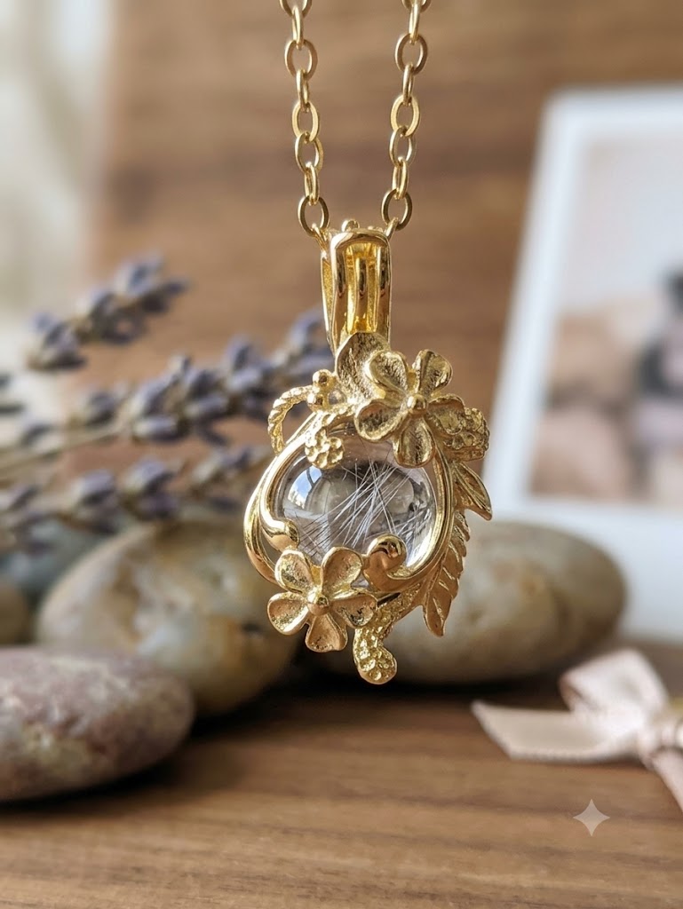 Tierhaarschmuck & Asche-Anhänger aus Sterling Silber Gold Engelrufer