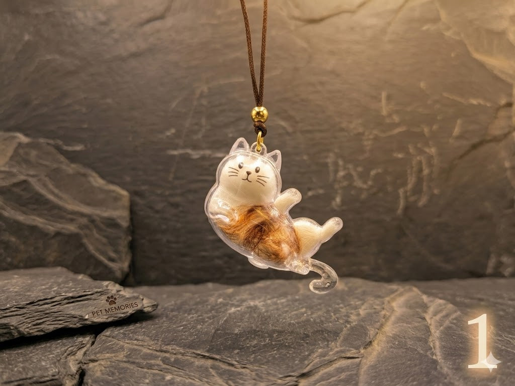 Anhänger Katze zum befüllen mit Fell vom eigenen Tier