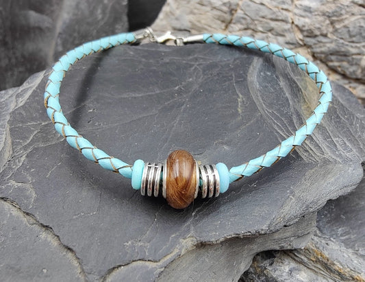 Armband bunt Vegan, Miniperlen