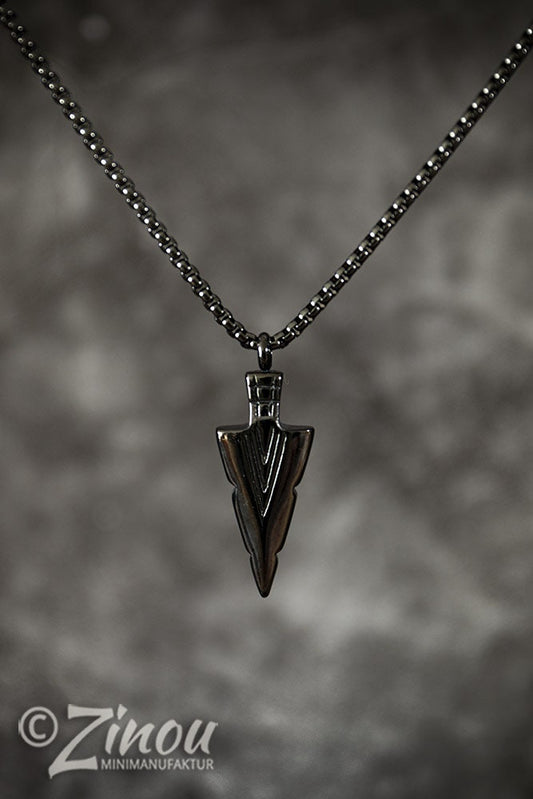Anhänger Pfeilspitze schwarz