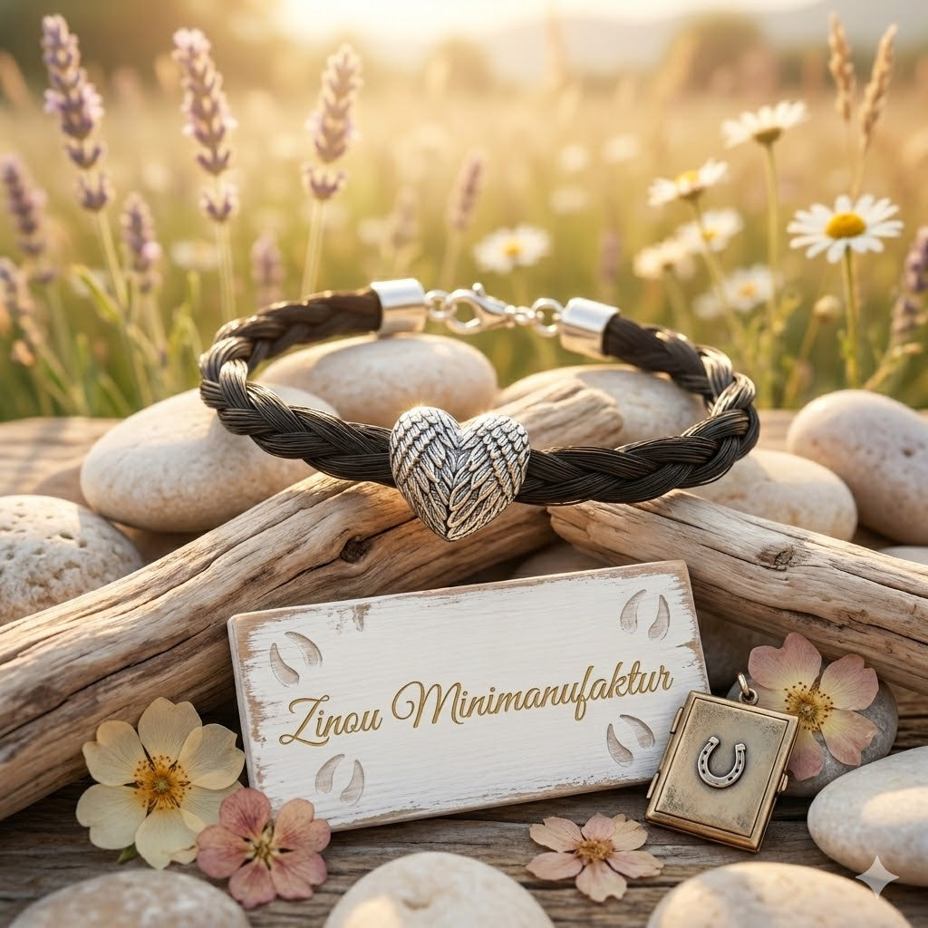 Pferdehaararmband aus dem Schweifhaar vom eigenen Pferd oder Pony