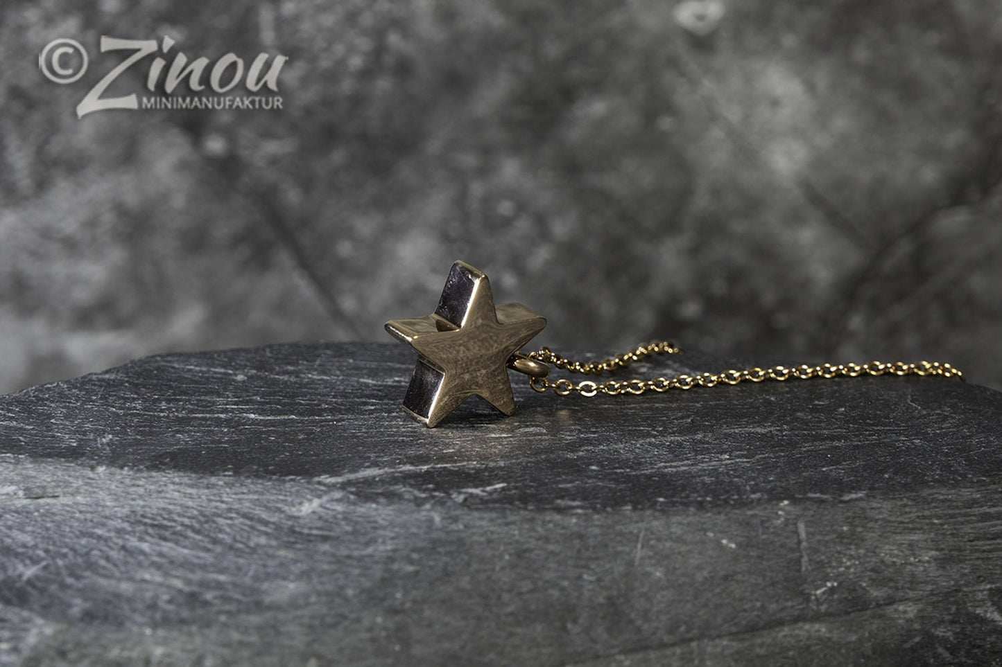 Urnenschmuck Stern Anhänger mit Kette
