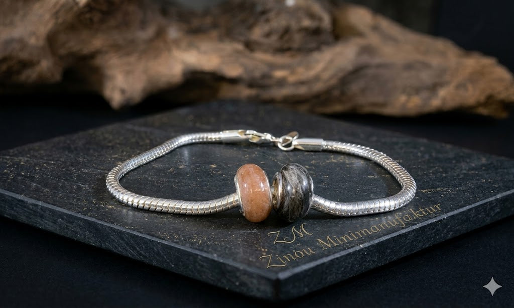 Sterling Silber Armband mit Perlen