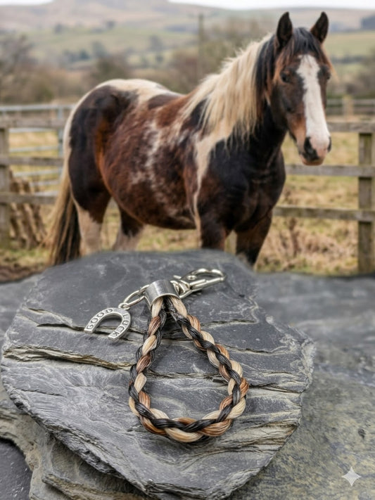 Schlüsselanhänger Pferdehaarschmuck aus dem Schweifhaar vom eigenem Pferd oder Pony